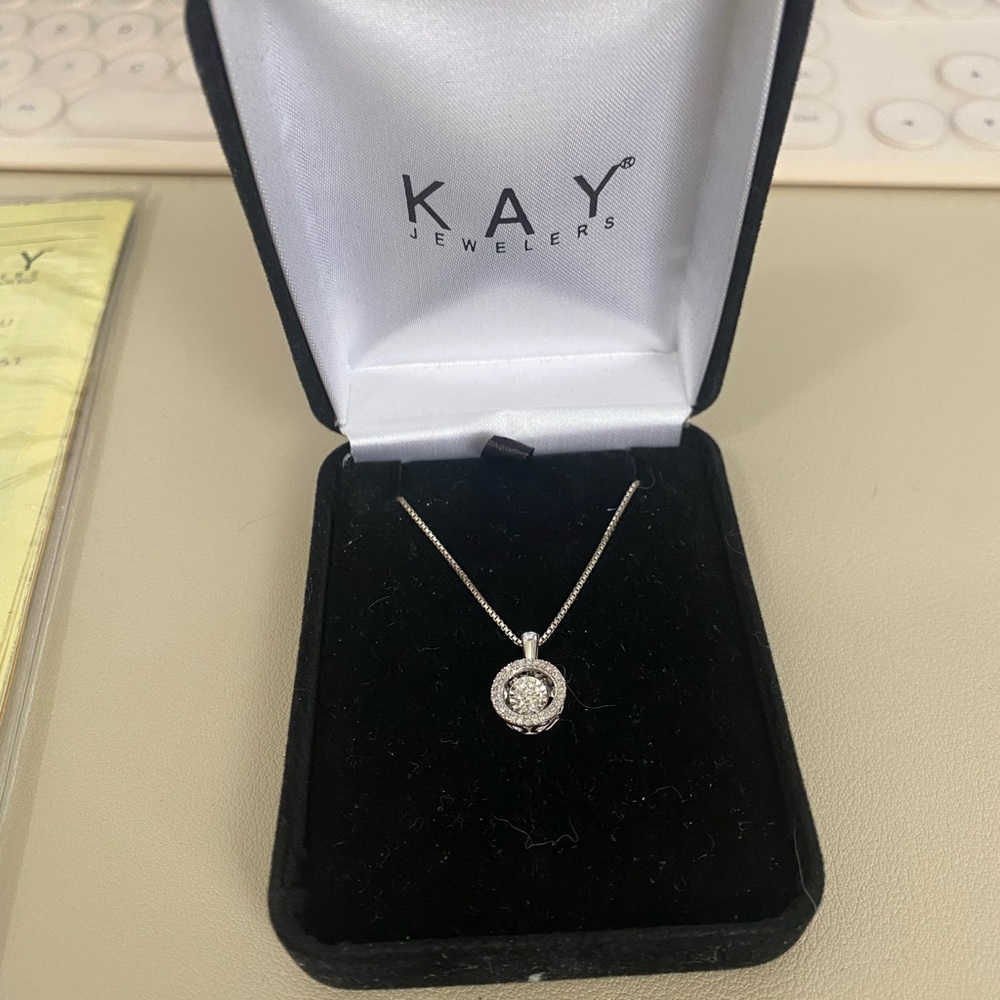 Kay Jewelers Floating Diamond Necklace